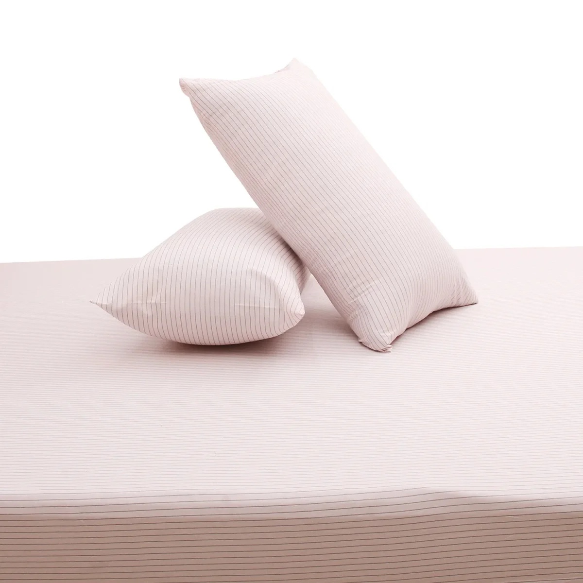Pink Lines Double Bed Sheet 96″ × 102″ – Soft, Modern Linear Pattern in Fresh Pink Tones