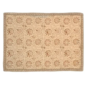 Gold Ethnic Mat 13x19"