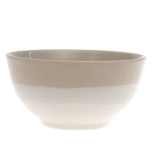 Multi-Tone Ceramic Bowl 4.5 Inch – Modern Glazed Snack & Dessert Bowl